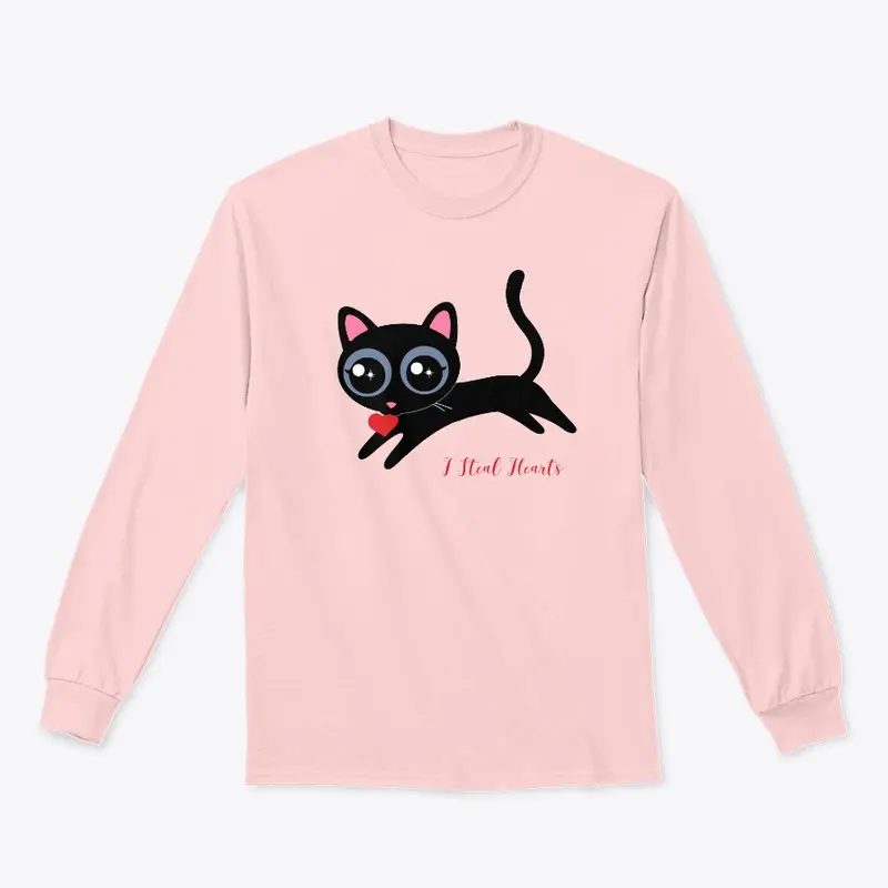 I Steal Hearts Kitty Cute Gift for Girl