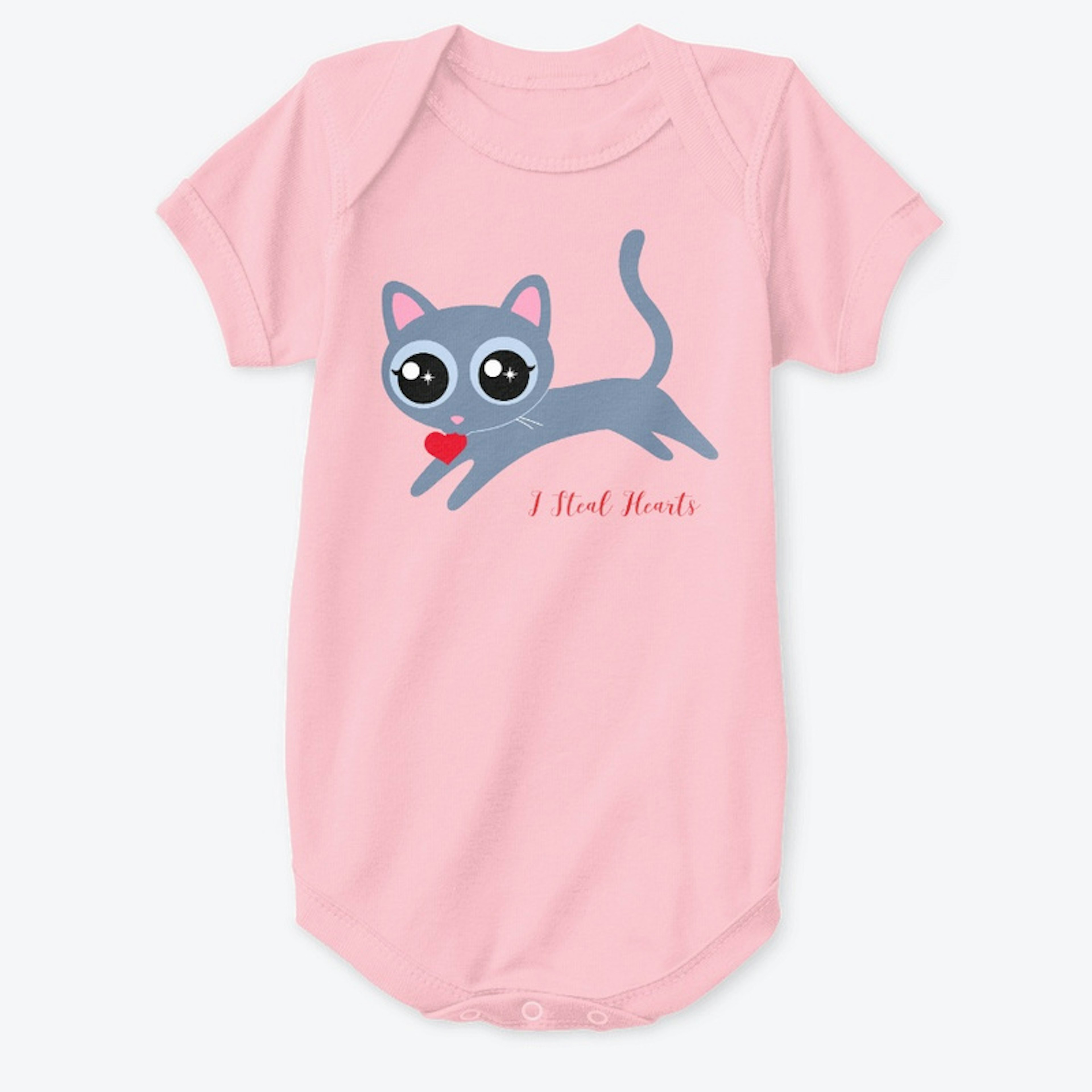 I Steal Hearts Kitty Cute Gift for Girl