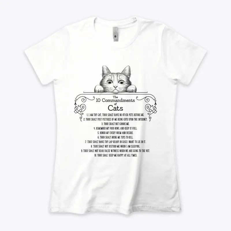 The 10 Commandments of Cats