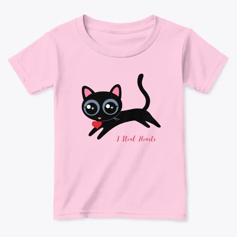 I Steal Hearts Kitty Cute Gift for Girl