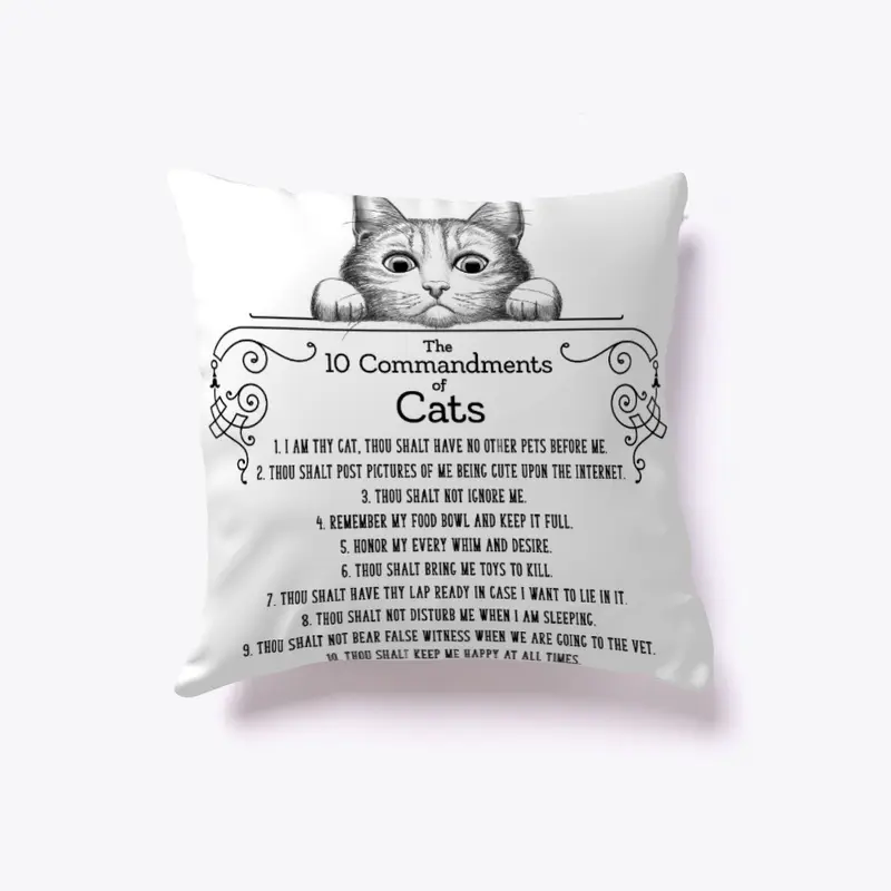 The 10 Commandments of Cats