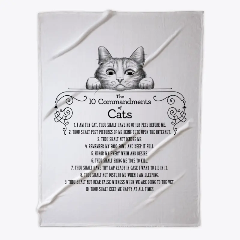 The 10 Commandments of Cats